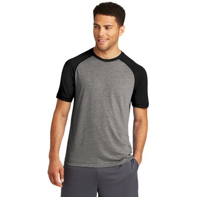 Sport-Tek PosiCharge Tri-Blend Wicking Raglan Tee - 2XL