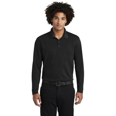 Sport-Tek PosiCharge RacerMesh Long Sleeve Polo.: XS - XL