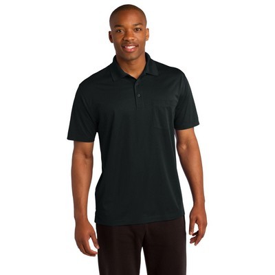 Sport-Tek Micropique Sport-Wick Pocket Polo.: XS - XL