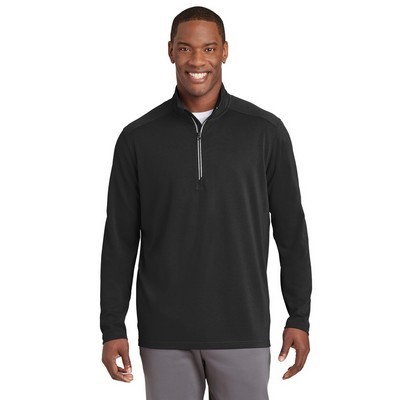 Sport-Tek Sport-Wick Textured 14-Zip Pullover.: XS - XL