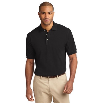 Port Authority Tall Heavyweight Cotton Pique Polo - 2XLT