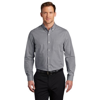 Port Authority Broadcloth Gingham Easy Care Shirt: XS - XL