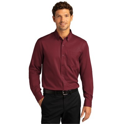 Port Authority Long Sleeve SuperPro React Twill Shirt - 2XL