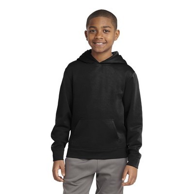 Sport-Tek Youth Sport-Wick Fleece Hooded Pullover.: XS - XL