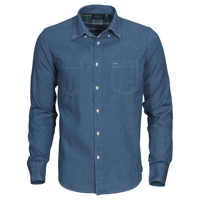 Jupiter Mens Denim Shirt (JH305S_LEGEND)