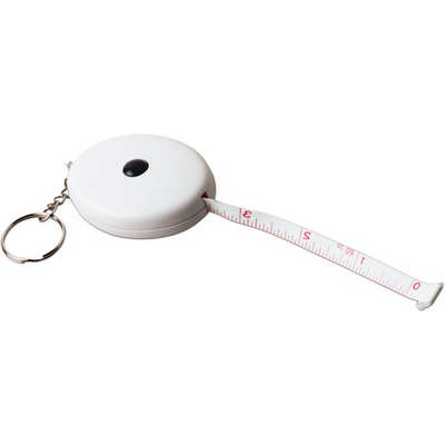 ABS key holder tape measure