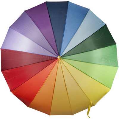 Manual polyester umbrella (4058_EUZ)