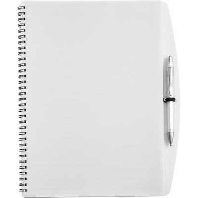 A4 Wire bound notebook and ballpen (5141_EUZ)
