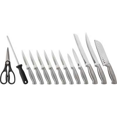 Stainless steel and PP fourteen piece kitchen (5865_EUZ)