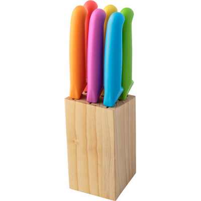 Stainless steel seven piece steak knife set (6512_EUZ)