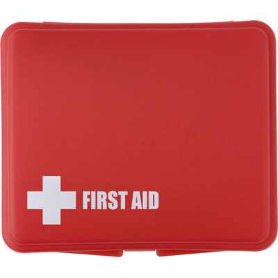 First aid kit in a plastic box10pc (6556_EUZ)