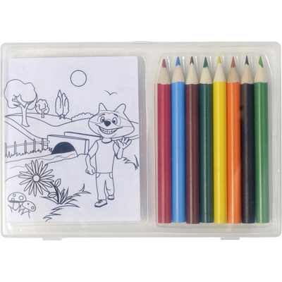Set of colouring pencils andcolouring sheets (7788_EUZ)