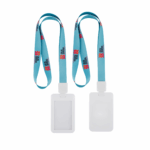 Full Colour 20mm Lanyard with Retractable ID Holder - White, Unbranded (IDH101-WHI-NB_EZI)