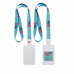 Full Colour 20mm Lanyard with Retractable ID Holder - White, 1 Side Print Reel and Holder (IDH101-WHI-R1H1_EZI)
