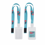 Full Colour 20mm Lanyard with Breakaway and Retractable ID Holder - White, 1 Side Print Holder (IDH102-WHI-H1_EZI)