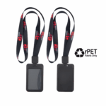 Full Colour 20mm Eco Lanyard with Retractable ID Holder - Black, Unbranded (IDH103-BLK-NB_EZI)
