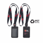 Full Colour 20mm Eco Lanyard with Retractable ID Holder - Black, 1 Side Print Reel and Holder (IDH103-BLK-R1H1_EZI)
