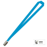 Bamboo Plain Lanyard with Alligator Clip - 15mm 100% Bamboo, Process Blue (LBAC-15B-PBLU_EZI)