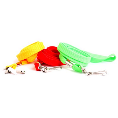 Leo Plain 10mm Tubular Lanyard with Swivel Hook