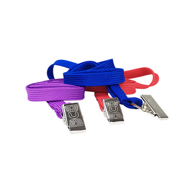 Leo Tubular Plain 10mm Tubular Lanyard with Alligator