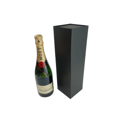 Wine Box with Magnet Closure Matt Black