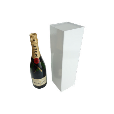 Wine Box with Magnet Closure Gloss White