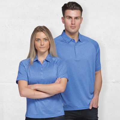 Dri Gear Melange Polo - Mens (DGMLP_GFL)