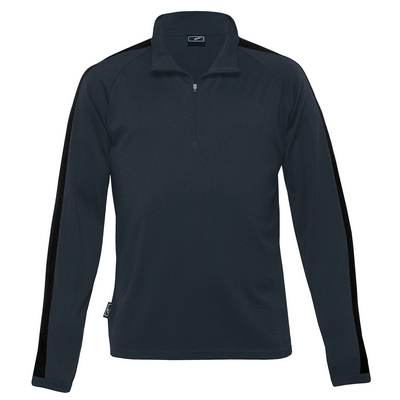 Merino Contrast Insert Pullover - Mens