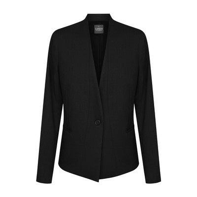 Womens Washable Crop Jacket - Black