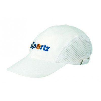 Cotton sports cap - mesh sides