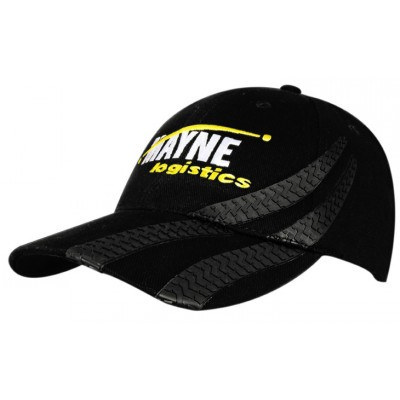 Brushed Heavy Cotton Cap With PVC Tyre Track