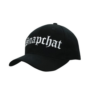 Brush Heavy Cotton Cap with snap back