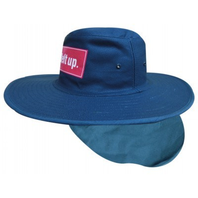 Canvas Sun hat with flap