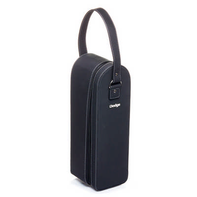 Sueded Leatherette Single Bottle Wine Case (EX228_PB)