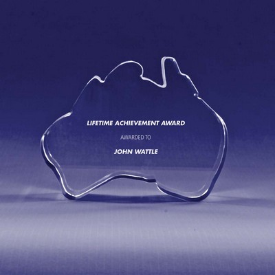 3D Crystal Award - Australia