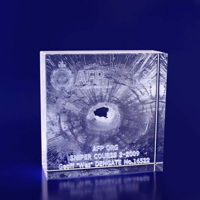 3D Crystal Award - Box 