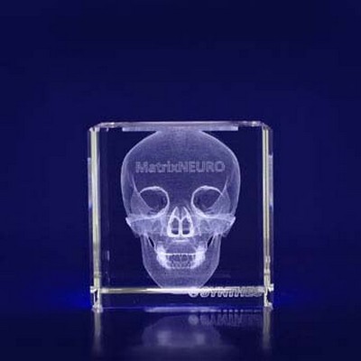 3D Crystal Award - Cube