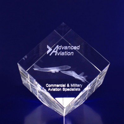 3D Crystal Award - Diamond