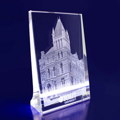 3D Crystal Award - 2D Photo Crystal