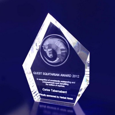 3D Crystal Award - Prestige