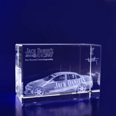 3D Crystal Award - Rectangle