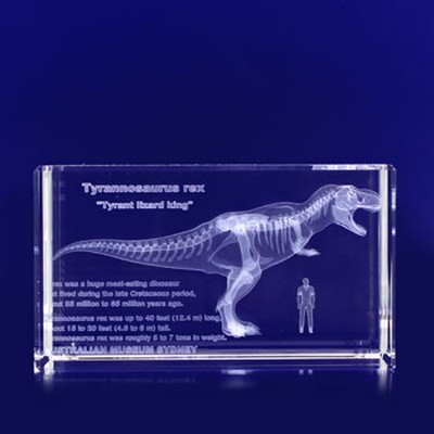 3D Crystal Award - Rectangle