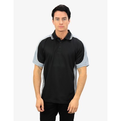 BSP15 Polo Shirts - Black-Grey-White