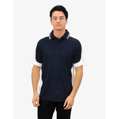 BSP15 Polo Shirts - Navy-White-White