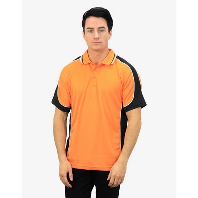 BSP15 Polo Shirts - Orange-Black-White