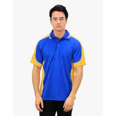 BSP15 Polo Shirts - Royal-Gold-White