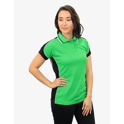 BSP15L Polo Shirts - Emerald-Black-White