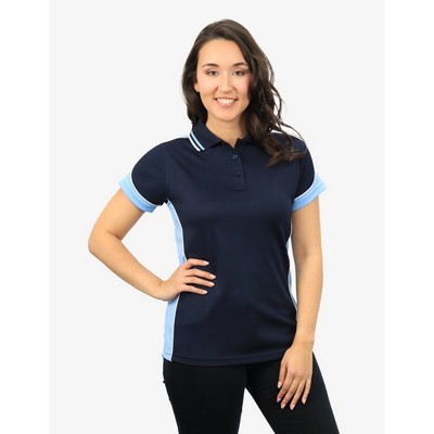 BSP15L Polo Shirts - Navy-Sky-White