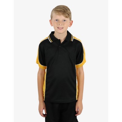 BSP16K Polo Shirts - Black-Gold-White