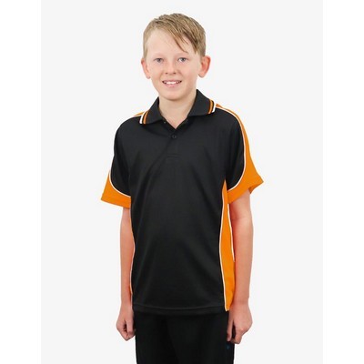 BSP16K Polo Shirts - Black-Orange-White